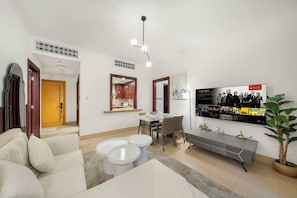 Living area - FIRST CLASS | 2BR | Old Town Burj View Retreat (Downtown)