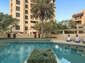 Pool - FIRST CLASS | 2BR | Old Town Burj View Retreat (Downtown)