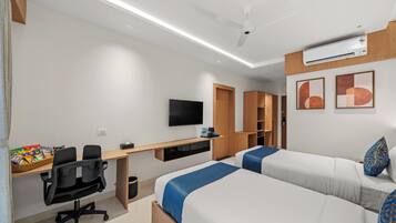 Coffres-forts dans les chambres, rideaux occultants