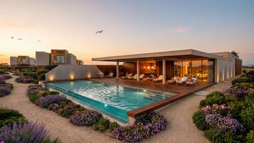 Sauna, steam room, 8 treatment rooms, massages