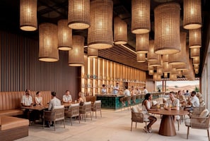 4 bars/lounges, poolside bar