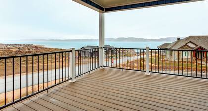 Hot Tub & Rec Room at Massive Bear Lake Home!