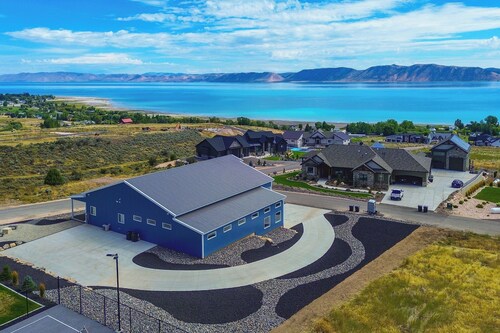 Hot Tub & Rec Room at Massive Bear Lake Home!