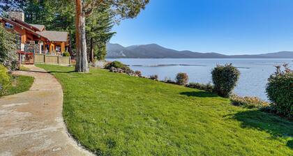 Private Boat Slip & Views: Lake Almanor Getaway!