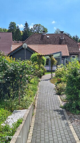 A cozy vacation apartment in a charming former hotel.