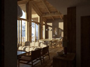 Interior - Luxury Ski-In/Ski-Out Apartment, 4 Bedrooms (Huez)