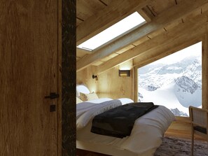 4 bedrooms, bed sheets - Luxury Ski-In/Ski-Out Apartment, 4 Bedrooms (Huez)