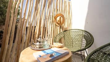 Quarto casal ou duplo | Terraço/pátio