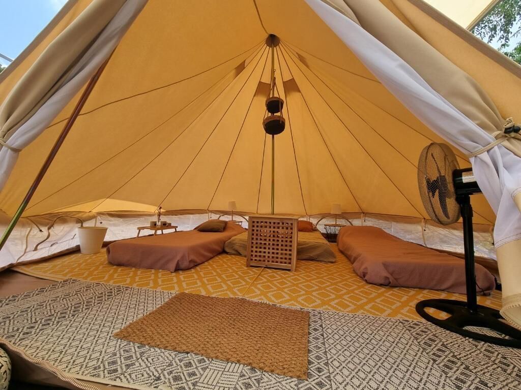 Tent, Multiple Beds, Resort View, Garden Area