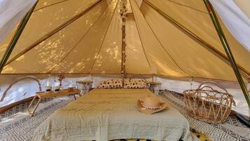 Tent, 1 Double Bed, Resort View, Garden Area | Iron/ironing board, free WiFi