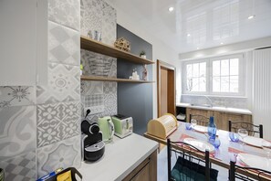 Dining - Relax and Explore Alsace at the "Les Mésanges Vertes" Gîte near Mulhouse (Burnhaupt-le-Bas)