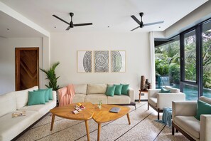 Living area - Luxurious 4BHK Villa With Private Pool (Arpora)