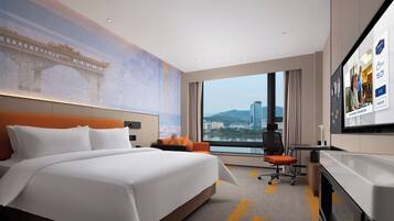 Basic Single Room, Lake View | Meja, kalis bunyi, Wi-fi percuma