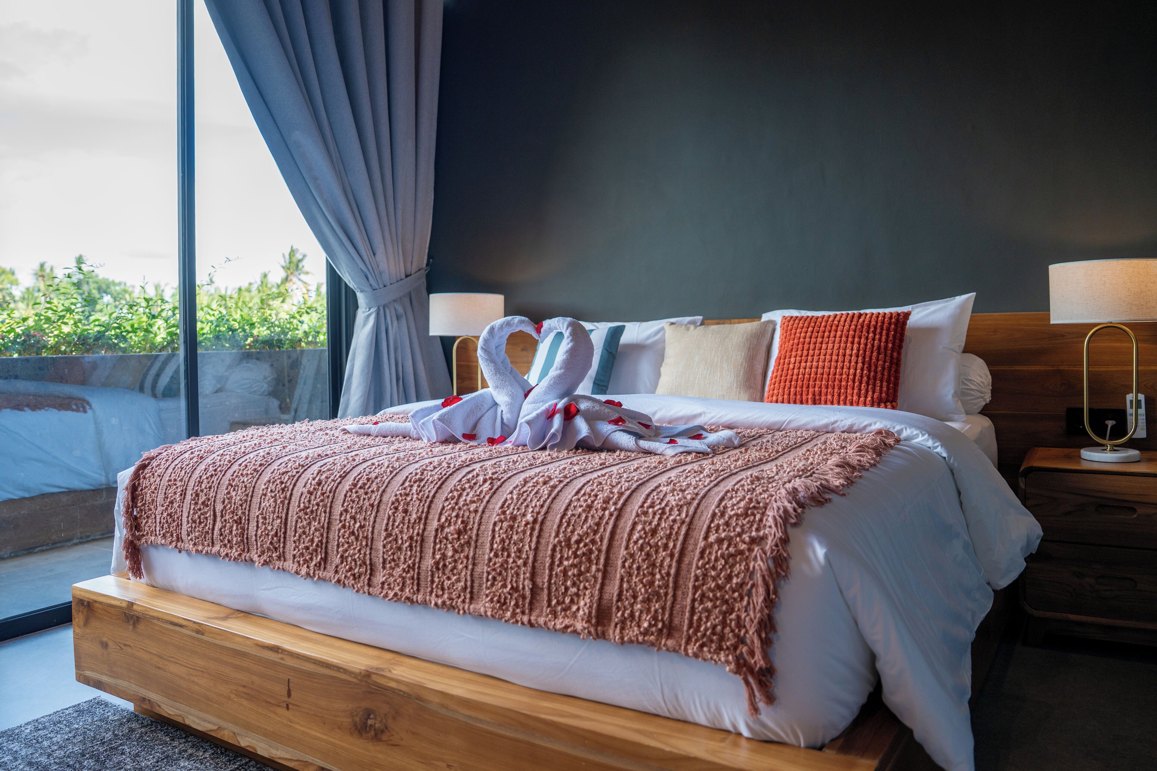 Deluxe-Villa, 4 Schlafzimmer, eigener Pool, Parkblick | Zimmersafe, Schreibtisch, laptopgeeigneter Arbeitsplatz