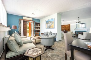 Living area - A private retreat villa with a pool and expansive outdoor space. (Katakali)