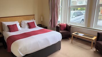 In-room safe, desk, laptop workspace, iron/ironing board