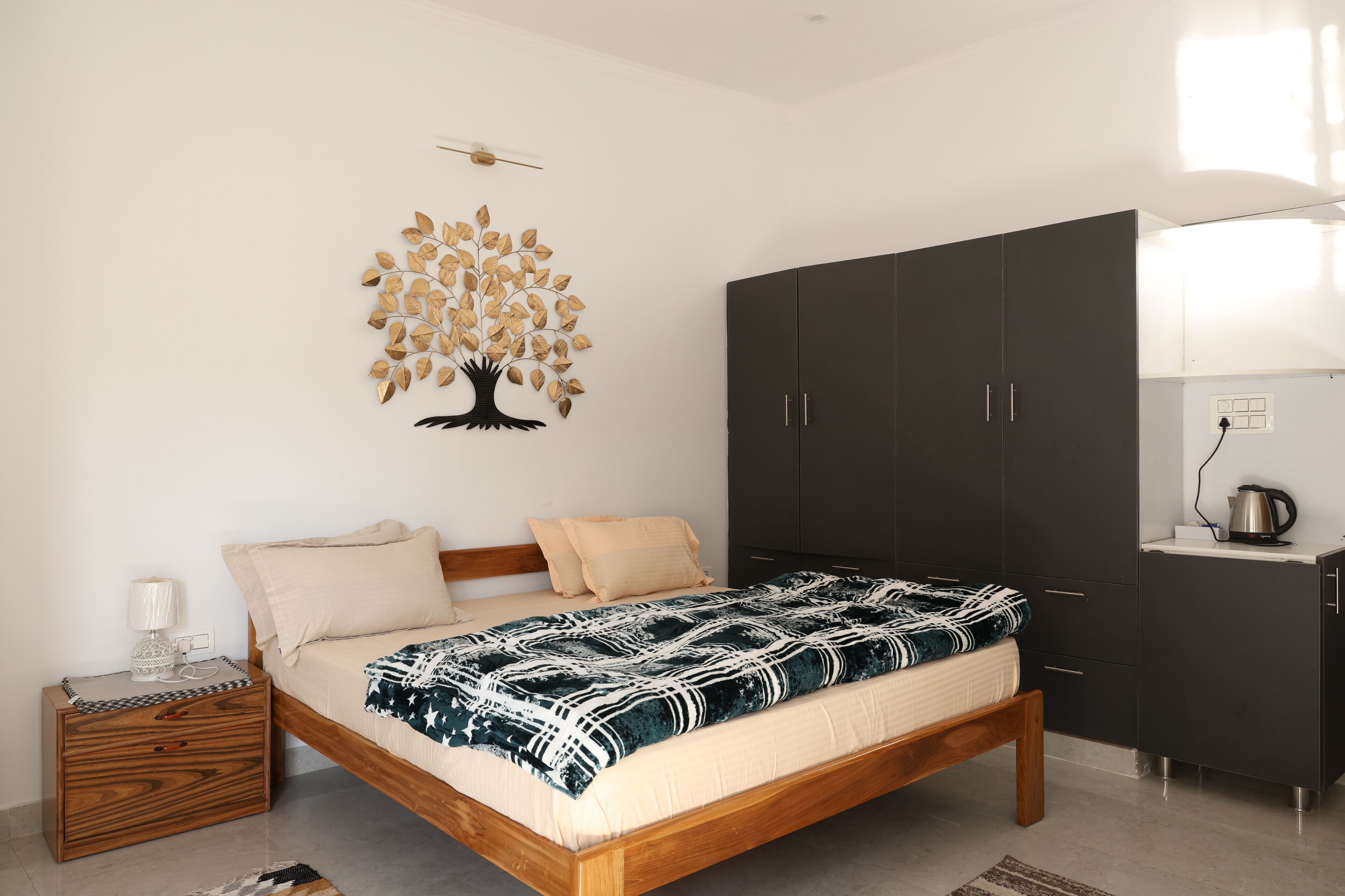 1 室のベッドルーム、アイロン / アイロン台、WiFi、ベッドシーツ