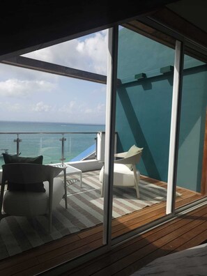 Interior - Beach Front Loft in Grand Case - Sea View (Grand Case)