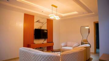 Appartement Deluxe, balcon, vue ville | Intérieur