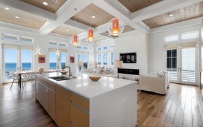 Interior - Sealah Huge Beachfront Home + Private Pool & Bikes (Inlet Beach)