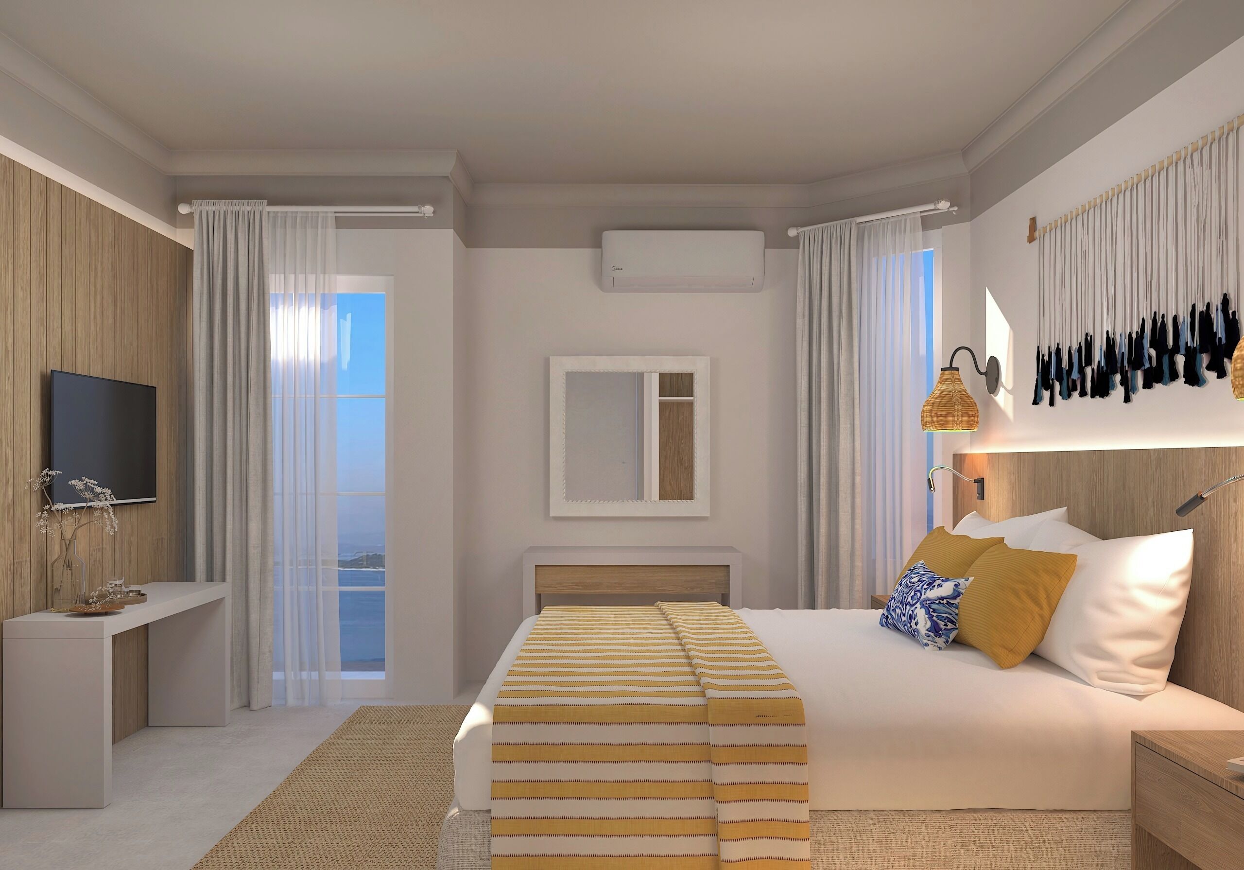 ห้องดีลักซ์ดับเบิล | Wi-Fi ฟร  ี