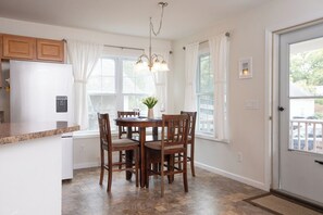 Dining - Oak Bluffs home conveniently located. (Oak Bluffs)