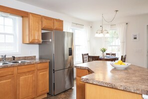 Private kitchen - Oak Bluffs home conveniently located. (Oak Bluffs)