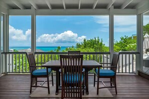 Dining - Charming Villa 360° with Ocean Views + Hot Tub (Providenciales)