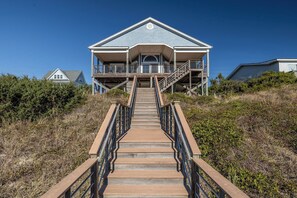 Exterior - Crystal Dream, Almost Oceanfront Home with Elevator! (Emerald Isle)