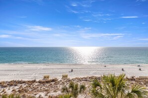 On the beach - Unit 403 | Gulf-Front 2BR with Balcony • Newly Remodeled & VIP Beach Service (Panama City Beach)