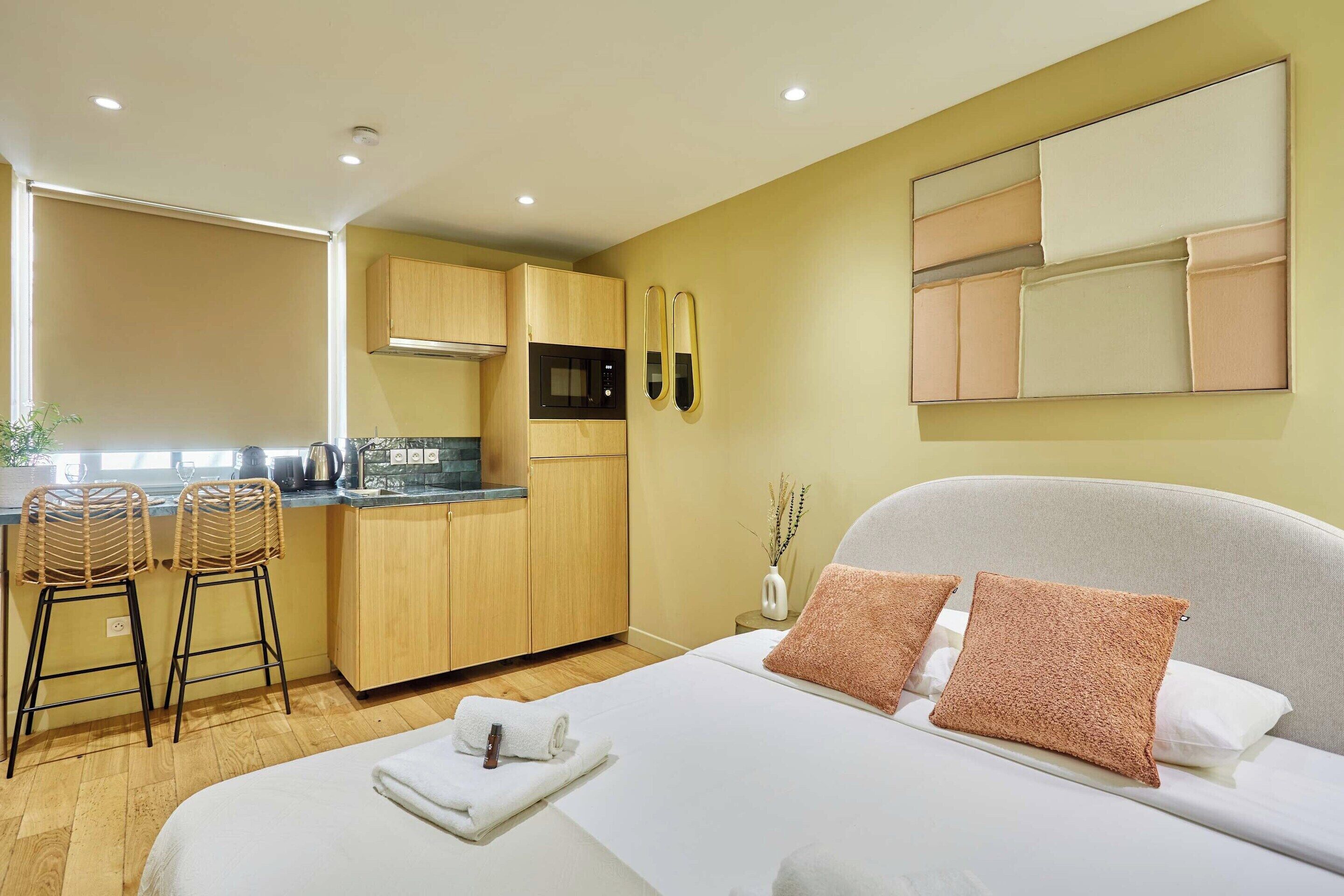 Apartamento | 1 dormitorio y espacio para trabajar con un portátil