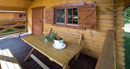 Summer cottages in Kashubia.