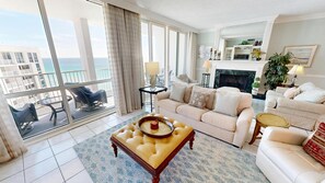 Smart TV - 2122 is a Gulf Front 3 bedroom w/Beach Service. (Destin)