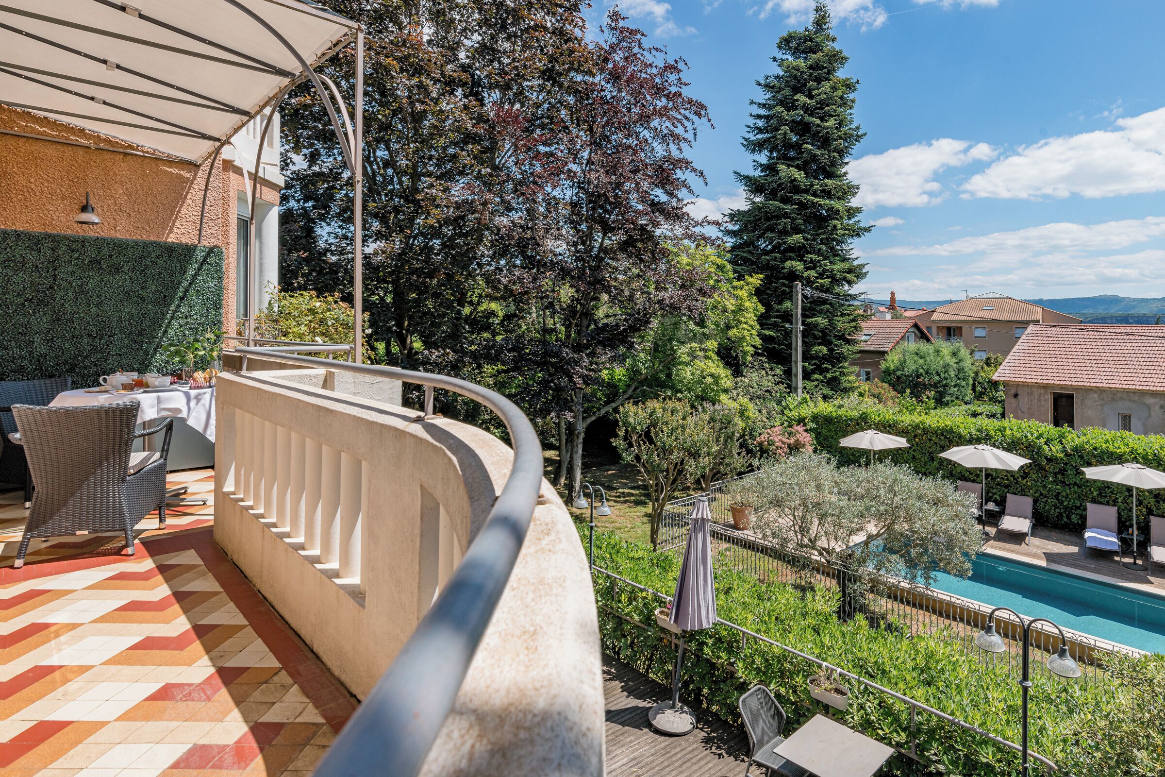 Habitación Deluxe doble, balcón, vistas al jardín | Vistas del balcón