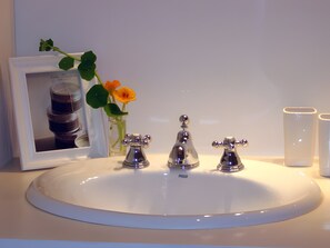 Douche, séchoir à cheveux