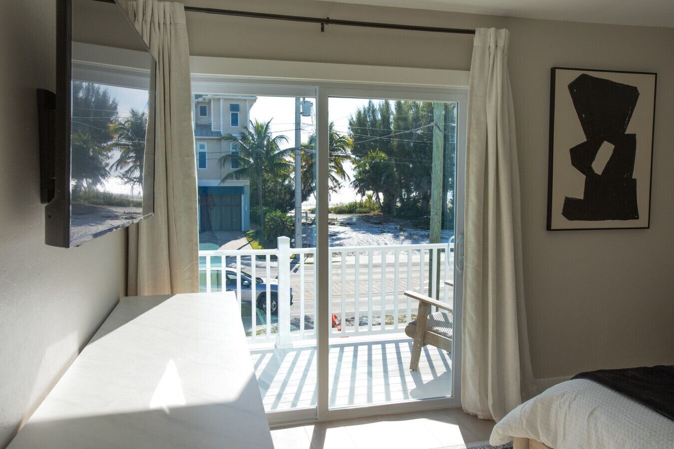 2 Schlafzimmer, Reisekinderbett, kostenloses WLAN, Bettwäsche