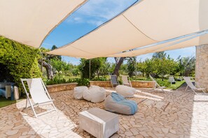 Terrace/patio - Apartment 'Core Resort - 5' with Shared Pool, Wi-Fi and Air Conditioning (Tuglie)
