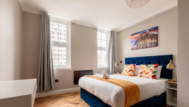 Leilighet – deluxe, eget bad, byutsikt | Lounge
