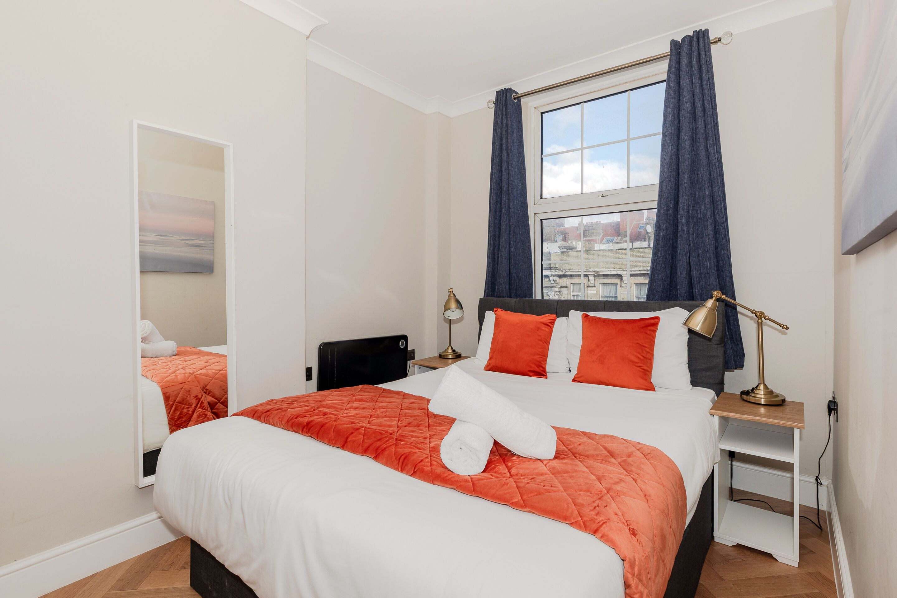 Deluxe Apartment, City View | Blackout drapes, iron/ironing board, free WiFi