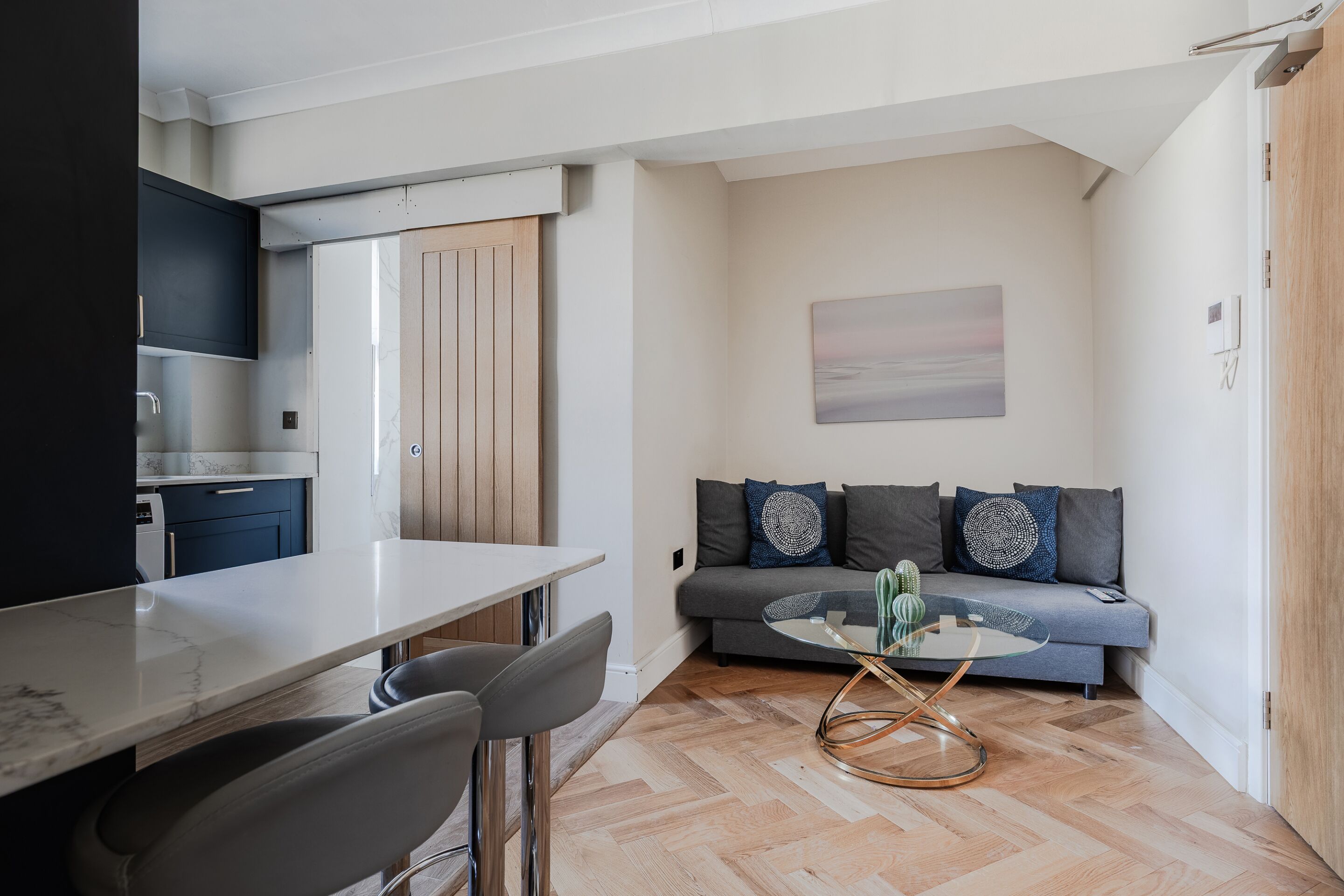 Apartamento Deluxe, vistas a la ciudad | Salón