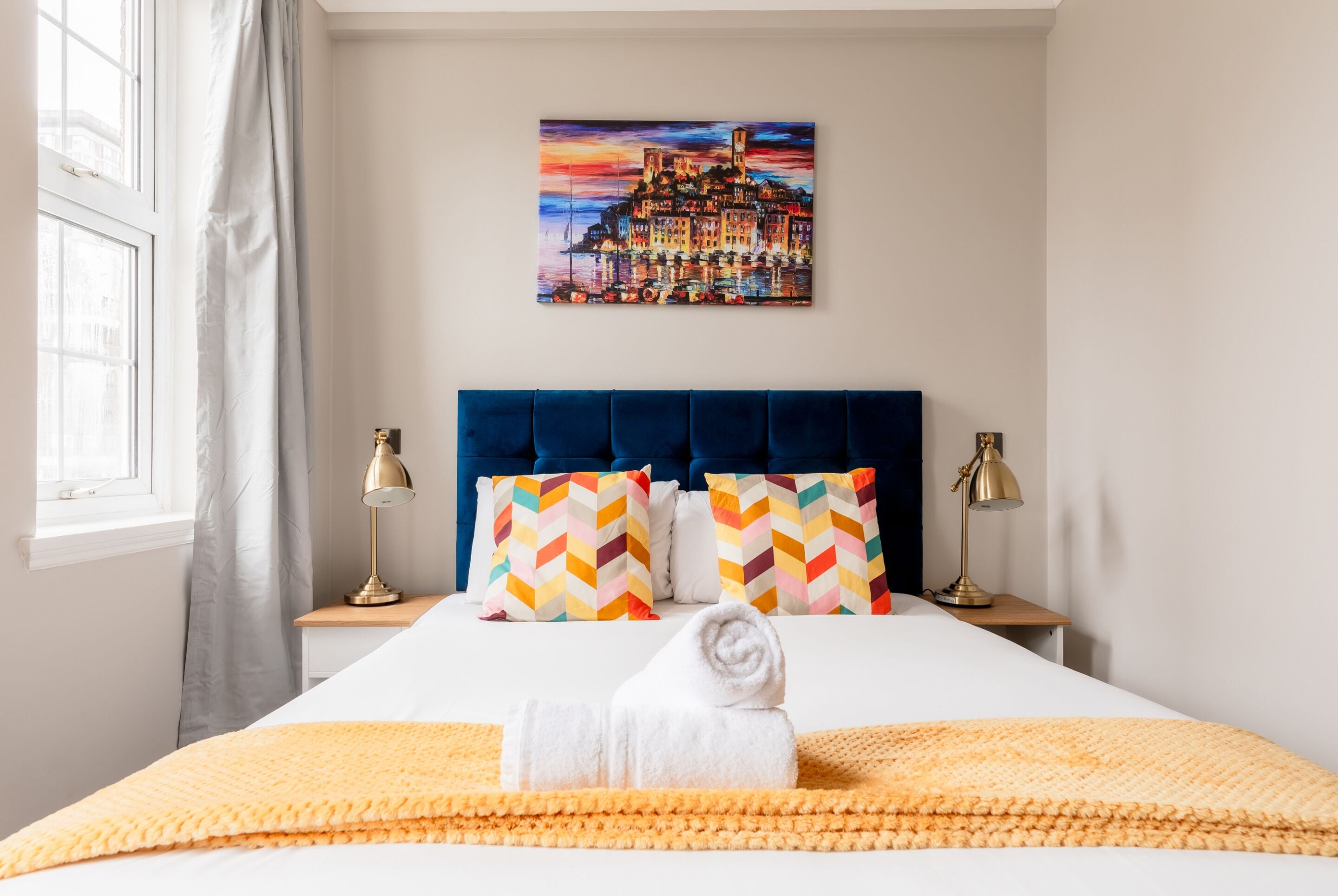 Deluxe-Apartment, mit Bad, Stadtblick | Lounge