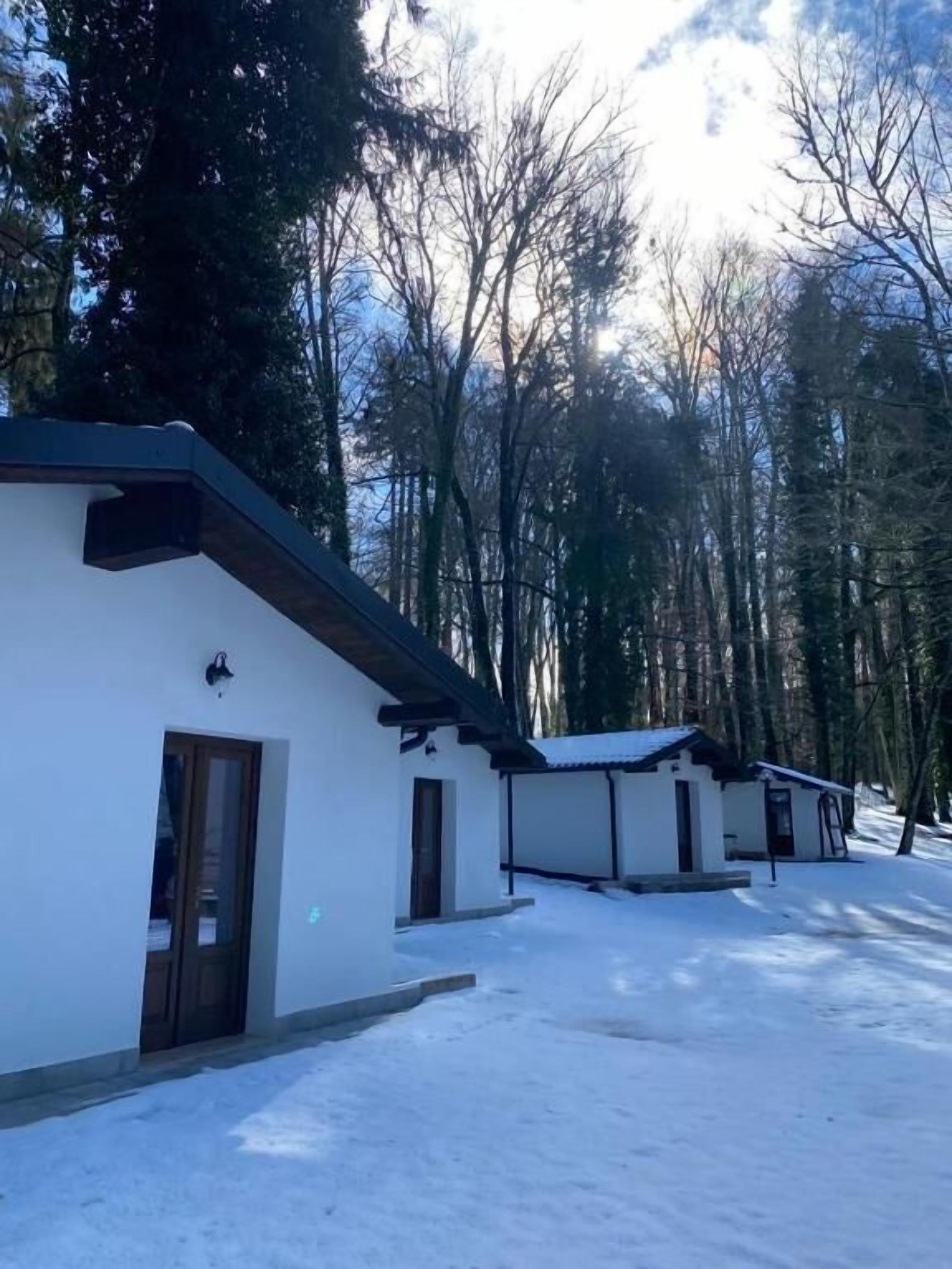 Economy-Chalet, Terrasse, Gartenblick | Aussenbereich