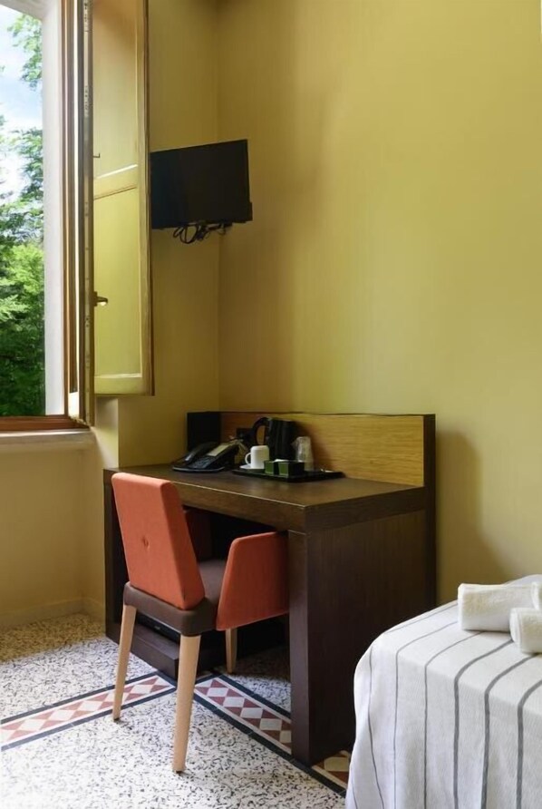 Enkeltrom – comfort, hageutsikt | Innvendig