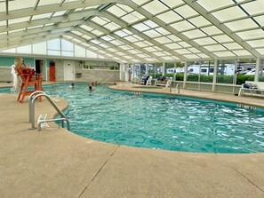 Indoor pool, a heated pool