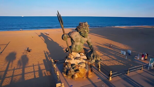 Beach - Sandy Toes & Salty Air: 2BR Modern Condo Steps from the Surf (Virginia Beach)