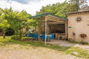Outdoor dining - Holiday Home for 7 Guests with Pool – Il Bosco (Méounes-lès-Montrieux)