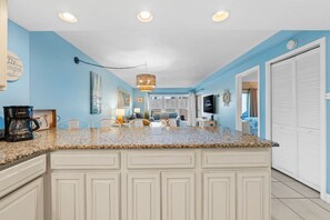 Interior - The Seashell–Steps to Sand, Beach Service, Pool, Free Activities! (Fort Walton Beach)