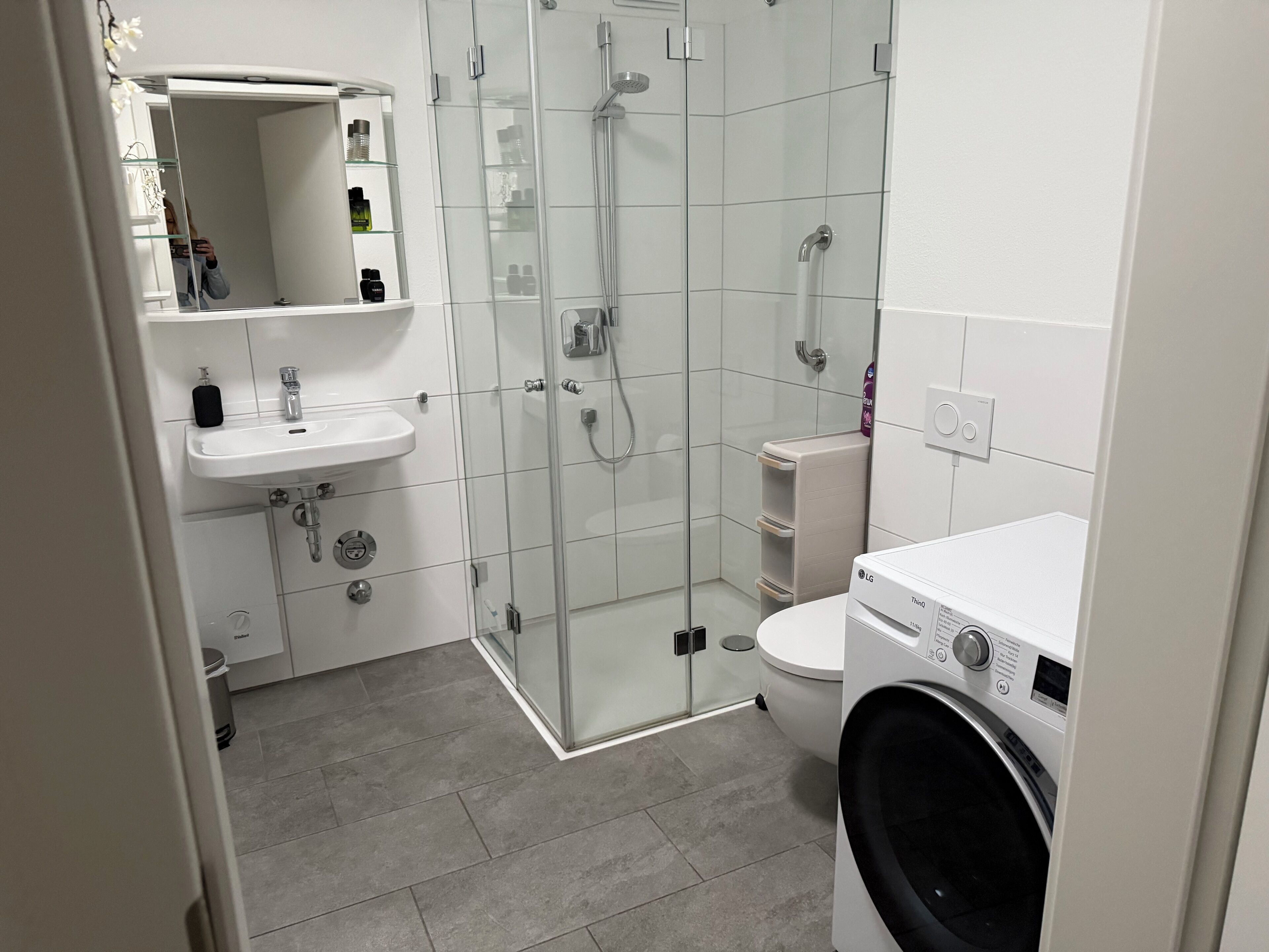 Handtücher, Seife, Toilettenpapier