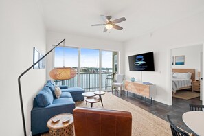 Smart TV - Bayfront Retreat | 2BR/2BA | Pool, Hot Tub, Beach Service | Okaloosa Island (Fort Walton Beach)