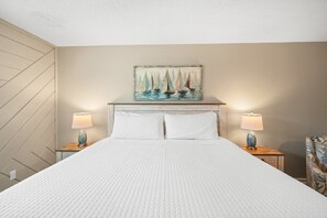 2 slaapkamers, een strijkplank/strijkijzer, gratis wifi, beddengoed
